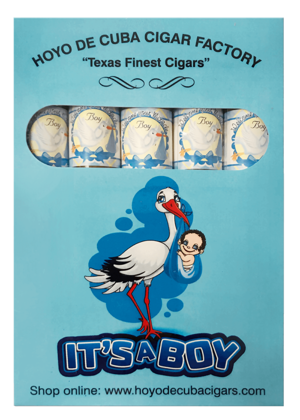 It's A Boy Cigars Box - Hoyo de Cuba