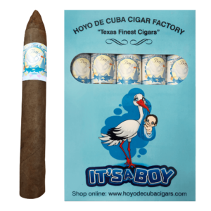It's A Boy Torpedo Cigars Box - Hoyo de Cuba